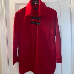 Chaps red jacket/top size medium